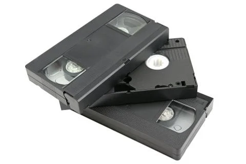 Video cassettes Stock-Fotos