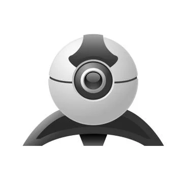 Video chat camera - web camera Stock Illustration