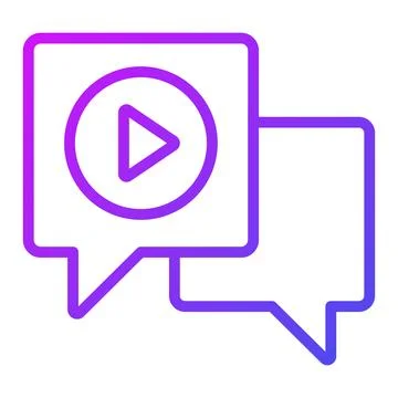 Video chat Icon. User interface Vector Illustration, As a Simple Vector Sig.. Stock Illustration
