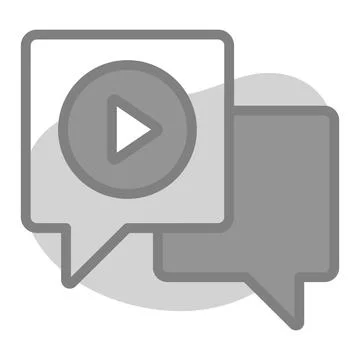 Video chat Icon. User interface Vector Illustration, As a Simple Vector Sig.. Stock Illustration