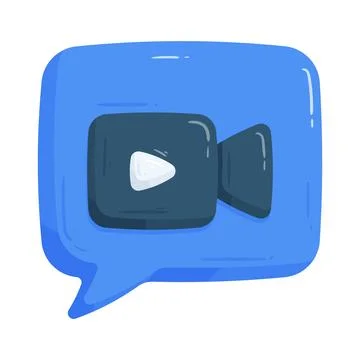 Video chat Stock Illustration