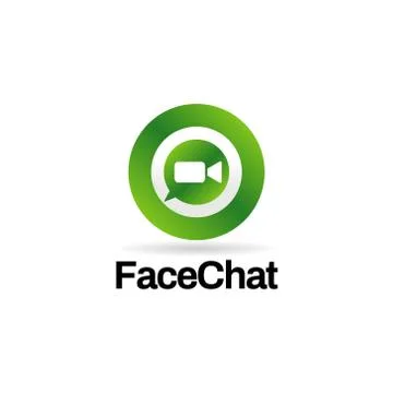 Video Chat Internet Technology Logo Sign Symbol Icon Stock Illustration