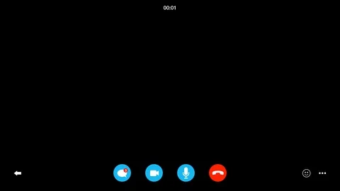 Video Chat Screen Overlay Stock Footage