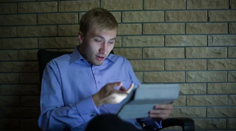 Video Chatting On Tablet PC Stock Footage 31133907