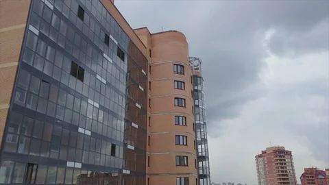 Video from the city air Stock Footage 81430542