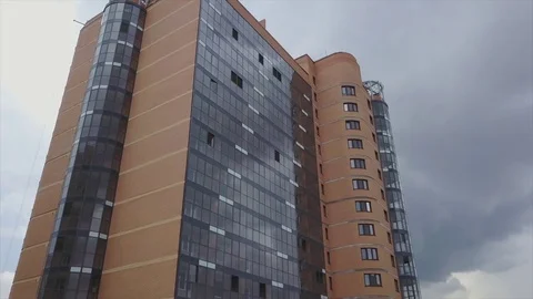 Video from the city air Stock Footage 81430623