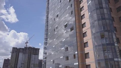 Video from the city air Stock Footage 81430658