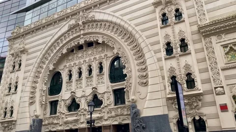 Video of the city center of Bilbao, Spain Stock Footage 253254341