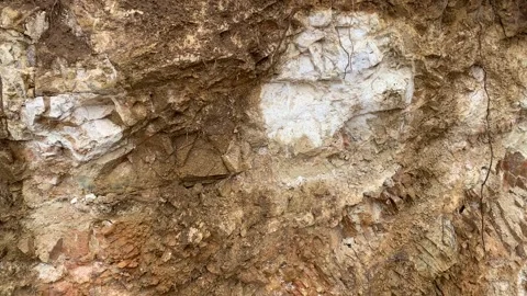 Video of clay soil. Concept of nature. Stock Footage 256046372