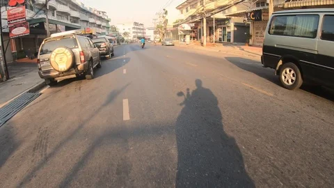 Video clip blurred action camera hyperlapse Stock Footage 101785494