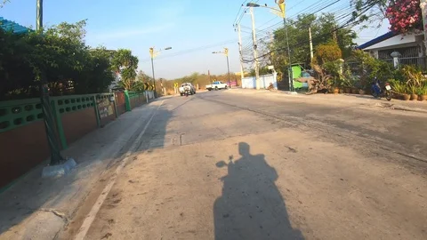 Video clip blurred action camera hyperlapse Stock Footage 101785546