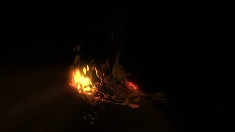 Video clip features a abstract glowing liquid design in blazing colors Stock Footage 160665489