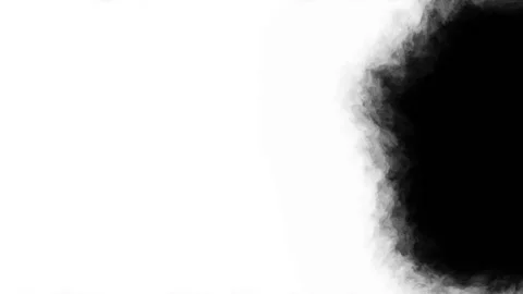 Video clip features animated black ink on white background Stock Footage 160808009