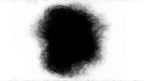 Video clip features animated black ink on white background Stock Footage 160809258