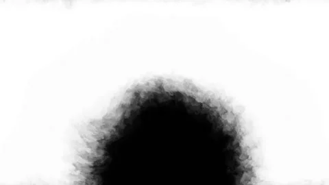 Video clip features animated black ink on white background Stock Footage 160810704