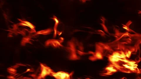 Video clip features dynamic smoke and flames Stock Footage 160825521