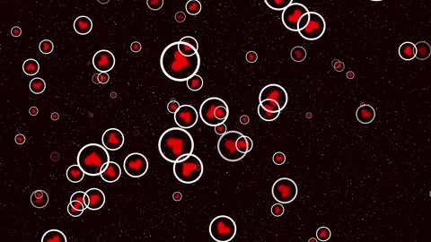 Video clip one-minute computer render of an abstract splash screen with meshes Stock Footage 263563061