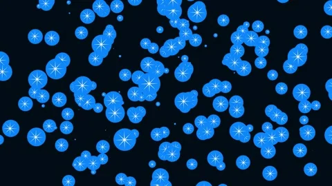 Video clip one-minute computer render of an abstract splash screen with meshes Stock Footage 263563110