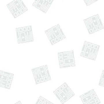 Video clip seo optimization glyph vector seamless pattern Stock Illustration