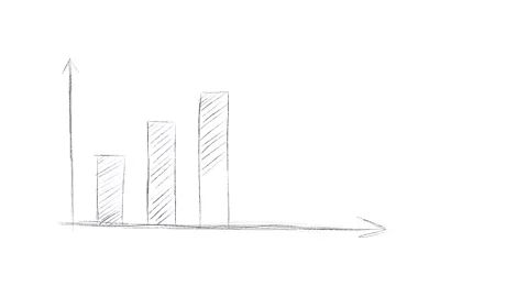 Video clip showing the process of drawing a heart with a graph. Video stock 301063509
