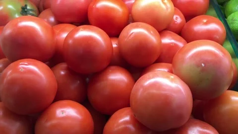 Video clip of the tomato in the sale version Stock Footage 147384255
