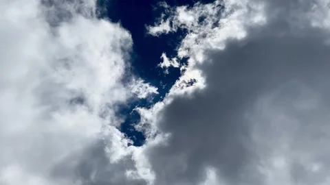 Video of cloud movement from close range. The clouds were filmed at an altitude Stock Footage 319998176