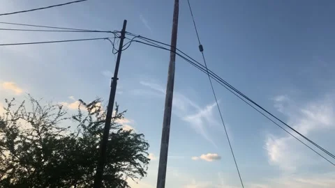 Video Cloud view in the evening Stock Footage 245633794