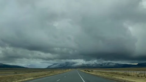 Video of clouds hanging low on a highway 動画素材 130859289