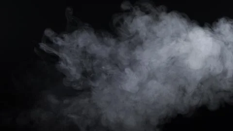 Video of cloudy smoke of electronic cigarette Stock Photos