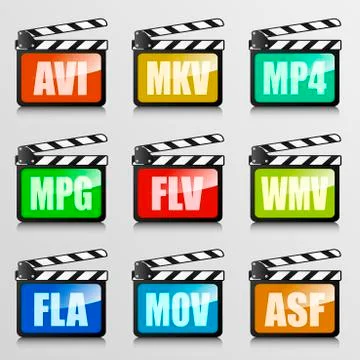 Video codecs Stock Illustration