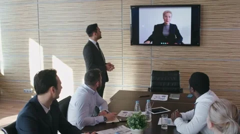 Video Conference Stock Footage 61849308