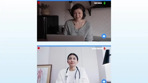 Video Conference Multiscreen for After Effects Stock After Effects