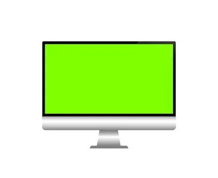 Video conference user interface on laptop. Video call window overlay. Chromakey Stock Illustration