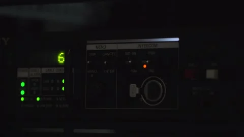 Video control panel in operation Vídeos de archivo 333542993