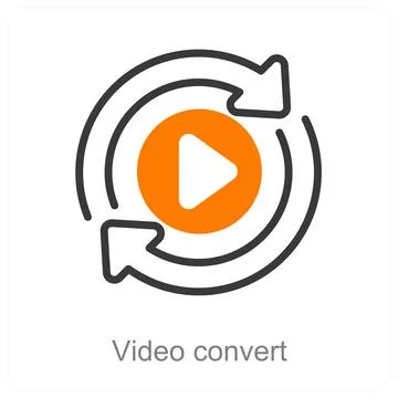 Video convert Stock Illustration