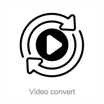 Video convert Stock Illustration