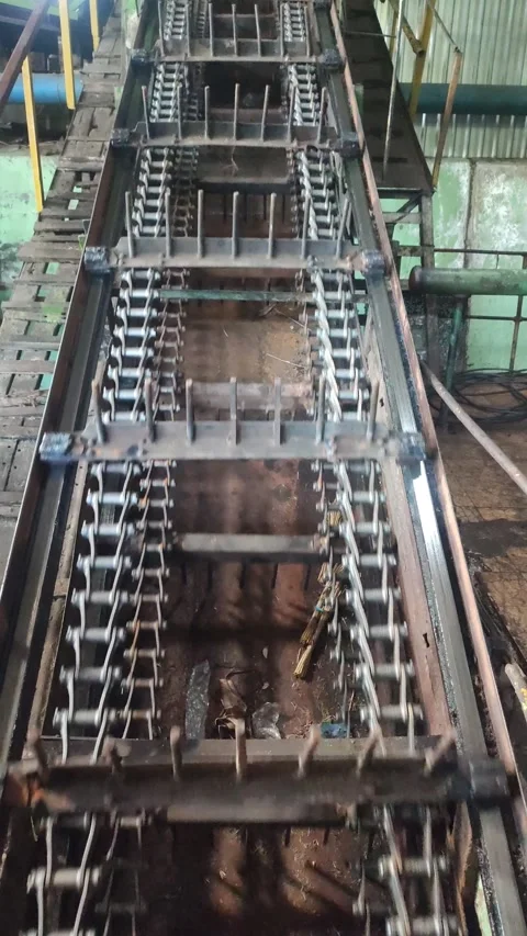 Video Conveyor chain Stock Footage 242087200