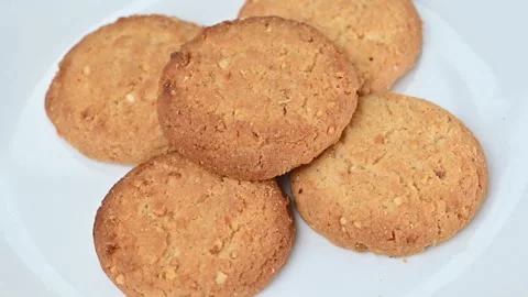 Video of cookies with nuts Stock Footage 345422174