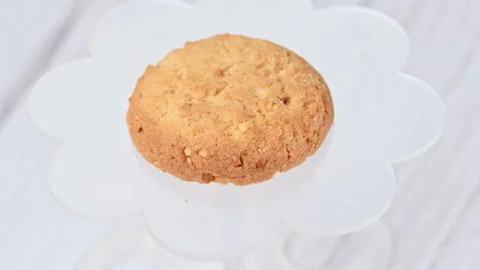 Video of cookies with nuts Stock Footage 345424218