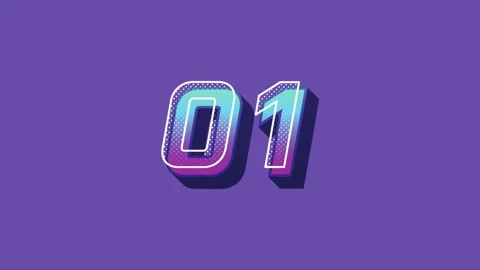 Video Countdown 10 to 0 animation Stock Footage 252423418