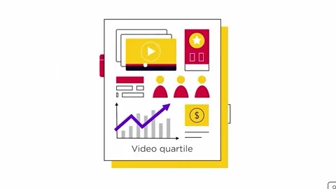 Video creative performance.  Video promotion Stock Footage 212307312