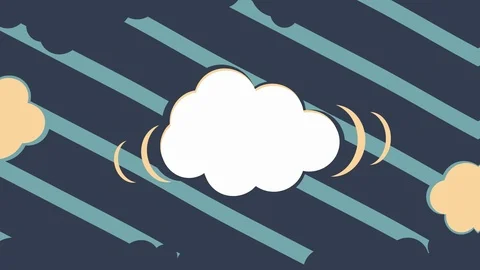 Video Credits empty bubble on retro teal &amp; grungy blue motion bg 스톡 동영상 104013130