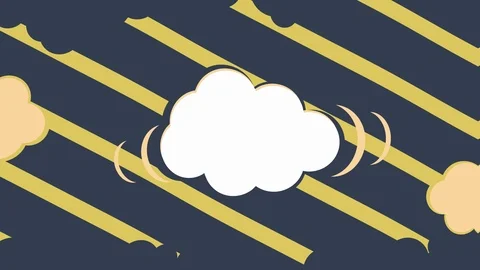 Video Credits empty bubble on retro gold &amp; grungy blue motion bg Stock Footage 104013239