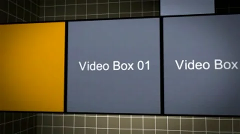 Video Cubes 01 Stock After Effects