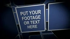 Video Cubes 02 HD Stock After Effects
