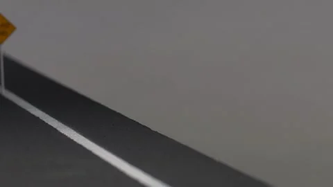 Video of a destroyed, abandoned, light blue, retro car figurine left in the m Stock Footage 133490649