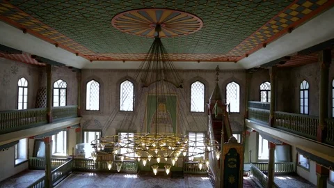 Video of the Details mosque. Mosque in Ramadan. Editorial use only. Stock Footage 75547748