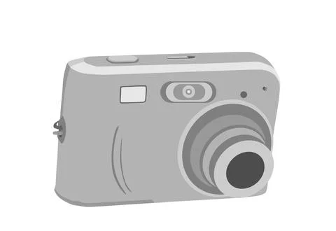 Video digital camera vector illustration isolated on white イラスト素材