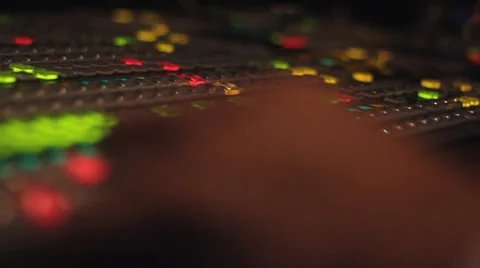 Video Director Hands Switching Stock Footage 34130394