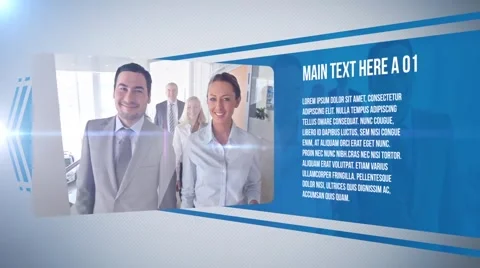 Video Display Corporate Presentation & Business Commercial Intros Slideshows Stock After Effects